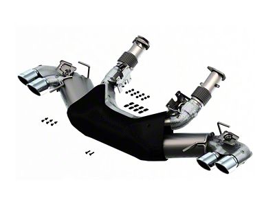 Borla S-Type Cat-Back Exhaust with Chrome Tips (20-24 6.2L Corvette C8 w/ AFM Valves & NPP Dual Mode Exhaust)