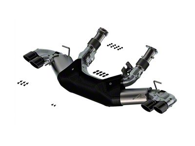 Borla S-Type Cat-Back Exhaust with Black Chrome Tips and AFM Valves (20-25 6.2L Corvette C8 w/o NPP Dual Mode Exhaust)