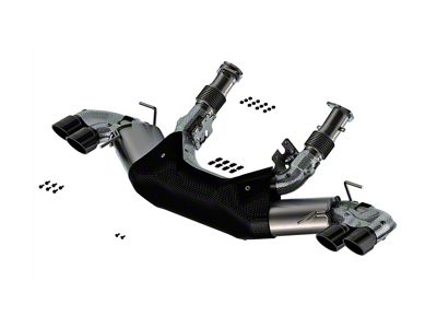 Borla S-Type Cat-Back Exhaust with Black Chrome Tips and AFM Valves (20-24 6.2L Corvette C8 w/o NPP Dual Mode Exhaust)