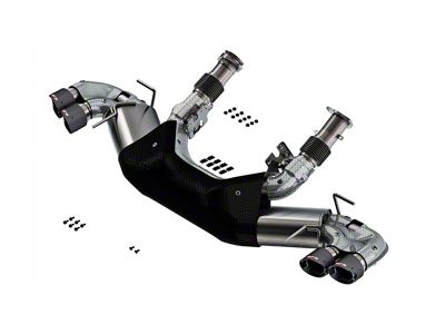 Borla S-Type Cat-Back Exhaust with Carbon Fiber Tips and AFM Valves (20-25 6.2L Corvette C8 w/o NPP Dual Mode Exhaust)