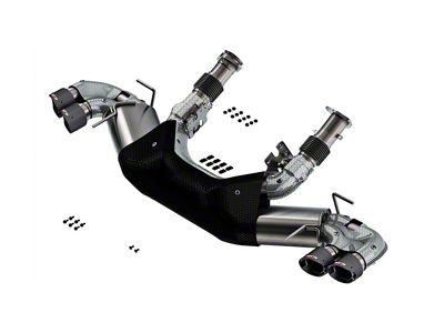 Borla S-Type Cat-Back Exhaust with Carbon Fiber Tips and AFM Valves (20-24 6.2L Corvette C8 w/o NPP Dual Mode Exhaust)