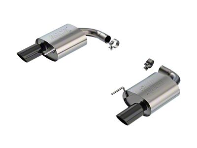 Borla ATAK Axle-Back Exhaust with Black Chrome Tips (24-25 Mustang GT w/o Active Exhaust)