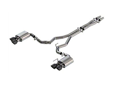 Borla ATAK Cat-Back Exhaust with Black Chrome Tips (24-25 Mustang Dark Horse)