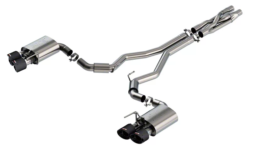 Borla ATAK Cat-Back Exhaust with Carbon Fiber Tips (20-22 Mustang GT500)