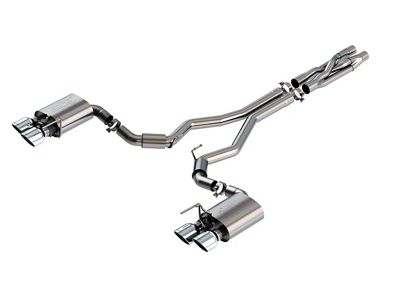 Borla ATAK Cat-Back Exhaust with Chrome (20-22 Mustang GT500)