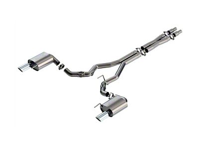 Borla ATAK Cat-Back Exhaust with Chrome Tips (24-25 Mustang GT Fastback w/o Active Exhaust)