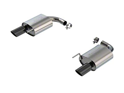 Borla S-Type Axle-Back Exhaust with Black Chrome Tips (24-25 Mustang GT w/o Active Exhaust)