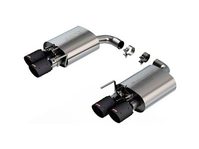 Borla S-Type Axle-Back Exhaust with Carbon Fiber Tips (24-25 Mustang GT w/ Active Exhaust)
