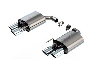 Borla S-Type Axle-Back Exhaust with Polished Tips (24-25 Mustang GT w/ Active Exhaust)