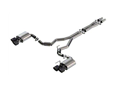 Borla S-Type Cat-Back Exhaust with Carbon Fiber Tips (24-25 Mustang Dark Horse)