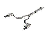 Borla S-Type Cat-Back Exhaust with Black Chrome Tips (24-25 Mustang GT Fastback w/o Active Exhaust)