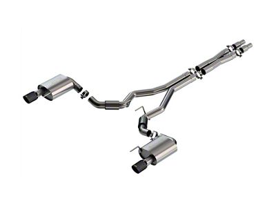 Borla S-Type Cat-Back Exhaust with Carbon Fiber Tips (24-25 Mustang GT Fastback w/o Active Exhaust)