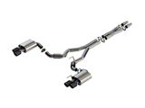 Borla S-Type Cat-Back Exhaust with Quad Carbon Fiber Tips (24-25 Mustang GT Fastback w/o Active Exhaust)