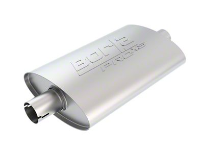 Borla Pro XS Center/Center Oval Muffler; 2-Inch Inlet/2-Inch Outlet (Universal; Some Adaptation May Be Required)