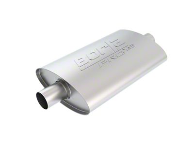 Borla Pro XS Center/Center Oval Muffler; 2.25-Inch Inlet/2.25-Inch Outlet (Universal; Some Adaptation May Be Required)