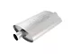 Borla Pro XS Center/Center Oval Muffler; 2.50-Inch Inlet/2.50-Inch Outlet (Universal; Some Adaptation May Be Required)