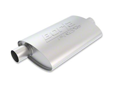 Borla Pro XS Center/Offset Oval Muffler; 2-Inch Inlet/2-Inch Outlet (Universal; Some Adaptation May Be Required)