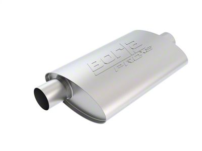 Borla Pro XS Center/Offset Oval Muffler; 2.50-Inch Inlet/2.50-Inch Outlet (Universal; Some Adaptation May Be Required)