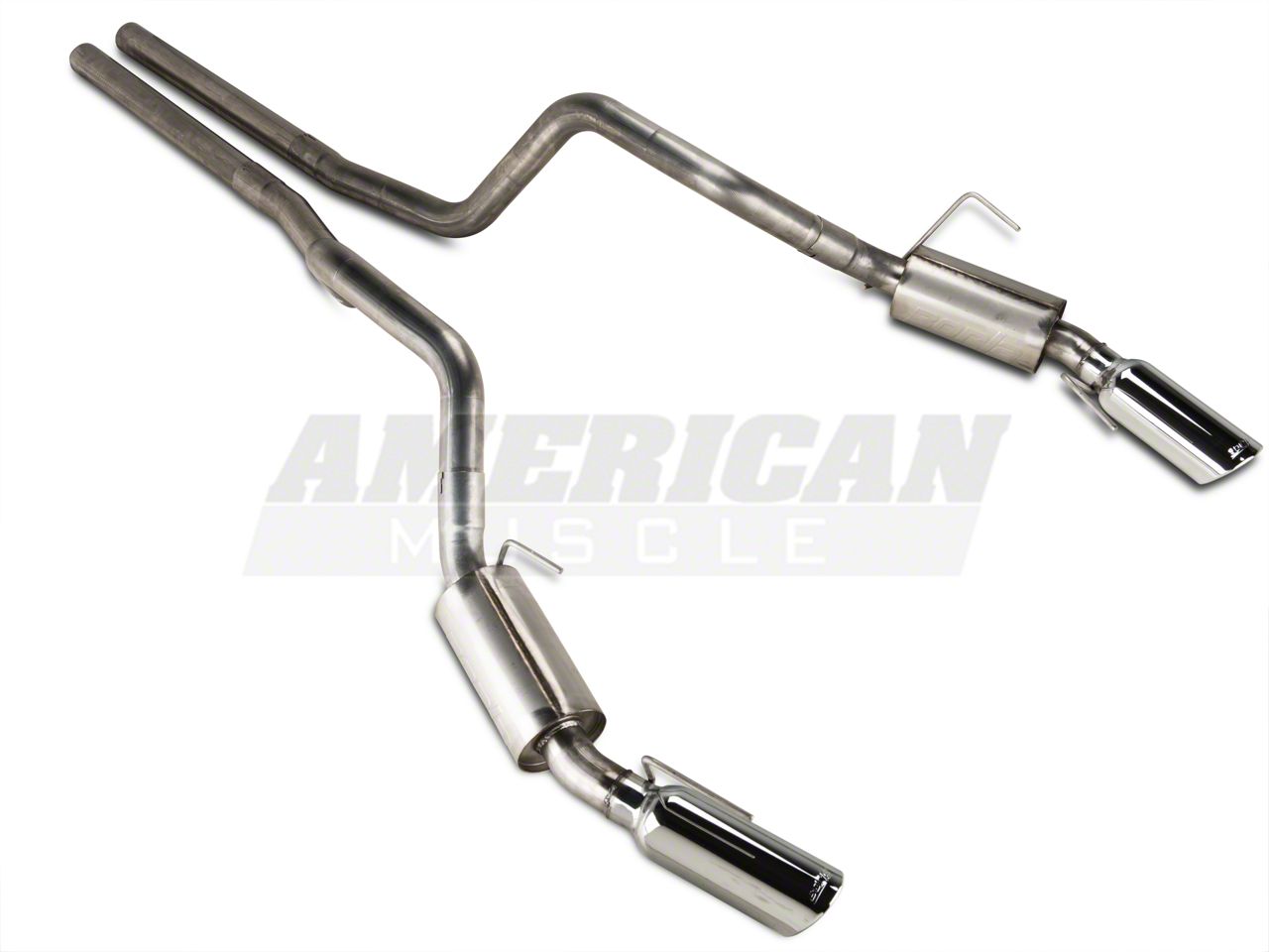Borla Mustang S-Type Cat-Back Exhaust with Polished Tips 140135