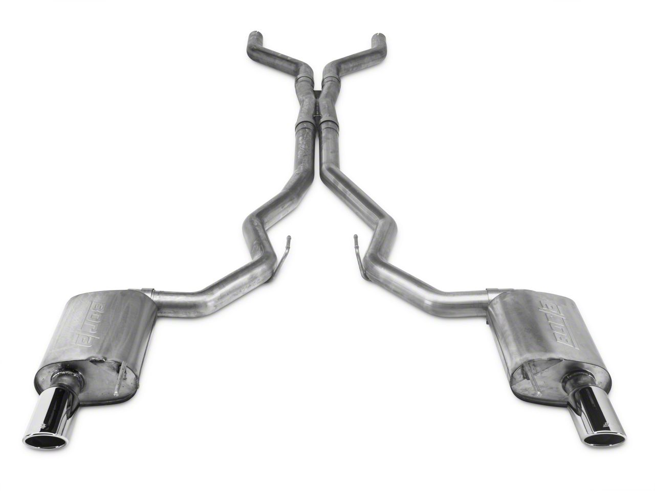 Borla Mustang S-Type 3-Inch Cat-Back Exhaust with Polished Tips