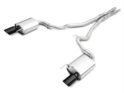 Borla S-Type 2.50-Inch Cat-Back Exhaust with Black Chrome Tips (15-17 Mustang GT)