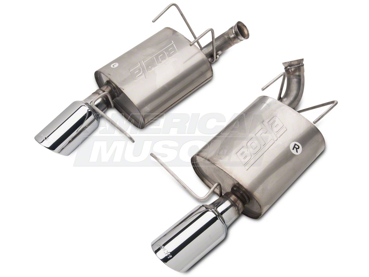 Borla Mustang S-Type Cat-Back Exhaust with Polished Tips 140375