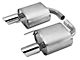 Borla S-Type Axle-Back Exhaust with Polished Tips (15-23 Mustang EcoBoost Convertible w/o Active Exhaust, V6 Convertible)