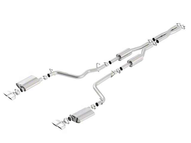 Borla S-Type Cat-Back Exhaust with Polished Tips (09-14 5.7L HEMI Challenger)