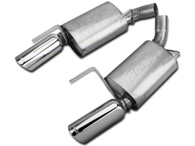 Borla Touring Axle-Back Exhaust with Polished Tips (05-09 Mustang GT, GT500)