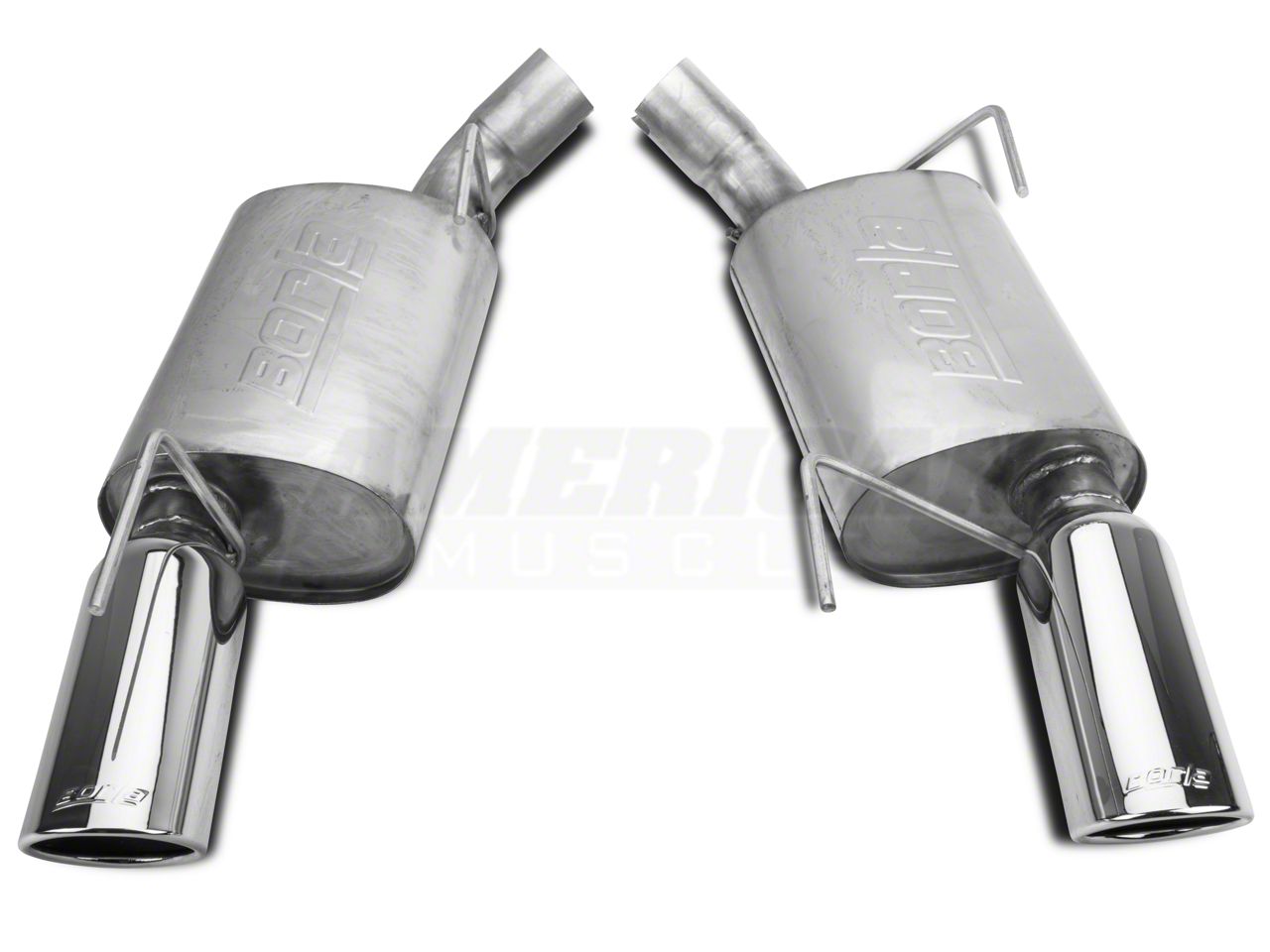 Borla Mustang Touring Axle-Back Exhaust with Polished Tips