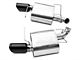 Borla Touring Axle-Back Exhaust with Black Chrome Tips (13-14 Mustang GT; 2013 Mustang BOSS 302)