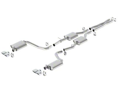 Borla Touring Cat-Back Exhaust with Polished Tips (15-23 5.7L HEMI Challenger w/o Active Exhaust)