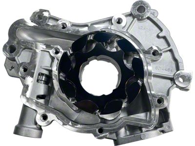 Boundary Racing Pumps Billet Oil Pump with Gear Vane Ported and Billet Back Plate; MartenWear Treated (24-25 Mustang GT, Dark Horse)
