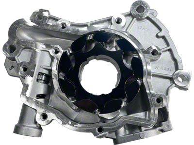 Boundary Racing Pumps Billet Oil Pump with Gear Vane Ported and Billet Back Plate; MartenWear Treated (23-24 Mustang GT, Dark Horse)