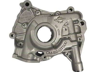 Boundary Racing Pumps Billet Oil Pump with Gear Vane Ported and Steel Back Plate; MartenWear Treated (20-22 Mustang GT500)