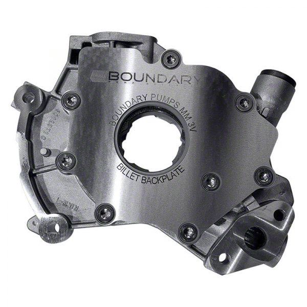 Boundary Racing Pumps Mustang Billet Oil Pump with OEM Aluminum Back