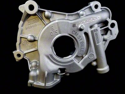 Boundary Racing Pumps Billet Oil Pump with Standard Back Plate; Standard Heat Treated (18-24 Mustang GT, Dark Horse; 15-20 Mustang GT350)