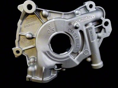 Boundary Racing Pumps Billet Oil Pump with Standard Back Plate; Standard Heat Treated (11-17 Mustang GT)