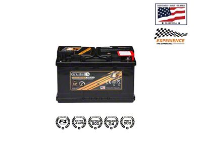 Braille Battery Endurance AGM Battery; Group Size B94R-H7-L4 (08-23 Charger)