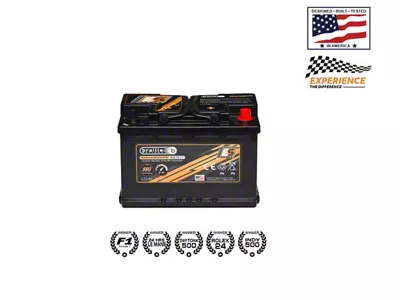 Braille Battery Endurance AGM Battery; Group Size B48-H6-L3 (14-22 Corvette C7 & C8)
