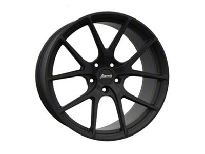 Bravado Tribute Matte Black Wheel; Rear Only; 20x11 (06-10 RWD Charger)