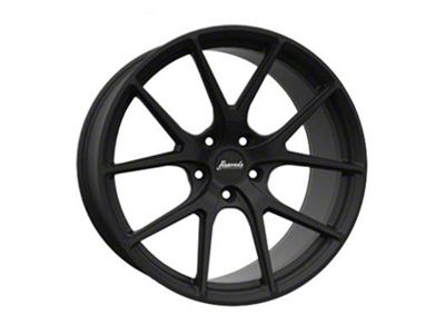 Bravado Tribute Matte Black Wheel; 20x9.5; 18mm Offset (08-23 RWD Challenger, Excluding Widebody)