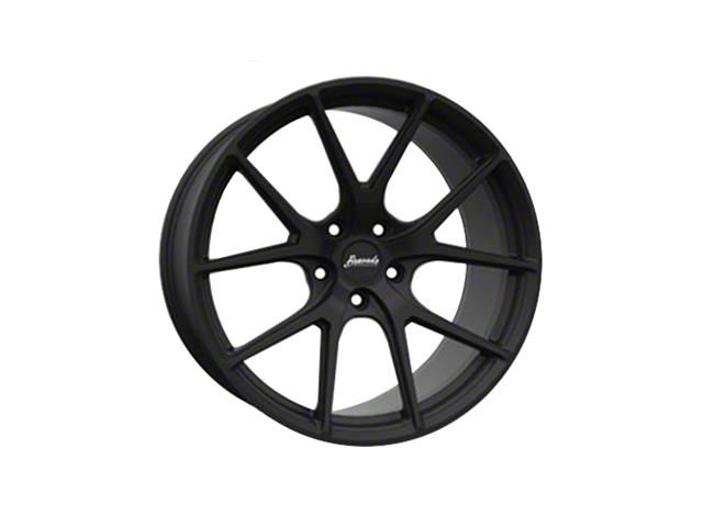 Bravado Tribute Matte Black Wheel; 20x9.5 (08-23 RWD Challenger, Excluding Widebody)