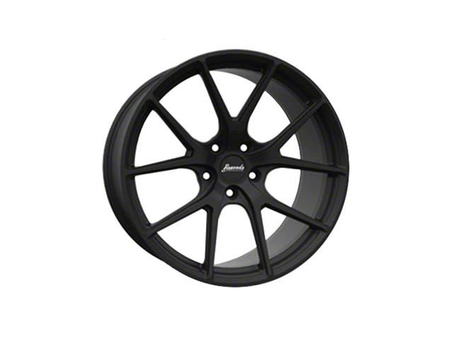 Bravado Tribute Matte Black Wheel; Rear Only; 20x11 (08-23 RWD Challenger, Excluding Widebody)