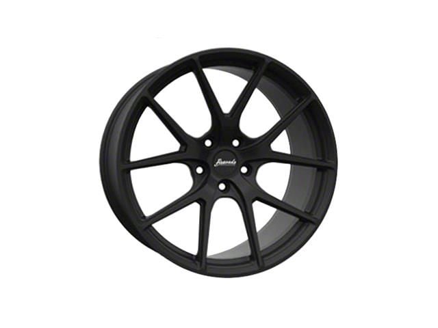 Bravado Tribute Matte Black Wheel; Rear Only; 20x11 (11-23 RWD Charger, Excluding Widebody)