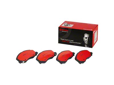 Brembo NAO Ceramic Brake Pads; Front Pair (10-15 Camaro LS, LT)