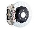 Brembo GT Series 4-Piston Rear Big Brake Kit with 15-Inch 2-Piece Type 3 Slotted Rotors; Nickel Plated Calipers (10-15 Camaro, Excluding Z/28)