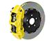 Brembo GT Series 6-Piston Front Big Brake Kit with 15-Inch 2-Piece Type 1 Slotted Rotors; Yellow Calipers (10-15 Camaro SS)