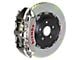 Brembo GT Series 6-Piston Front Big Brake Kit with 15-Inch 2-Piece Type 1 Slotted Rotors; Nickel Plated Calipers (16-24 Camaro LS, LT, SS)