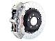 Brembo GT Series 6-Piston Front Big Brake Kit with 15-Inch 2-Piece Type 3 Slotted Rotors; Silver Calipers (10-15 V6 Camaro)